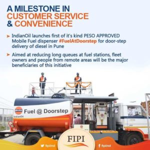 Indian oil fuel at door step