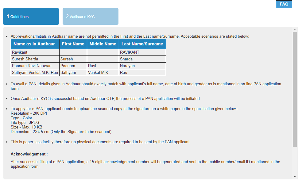 online E pan Service