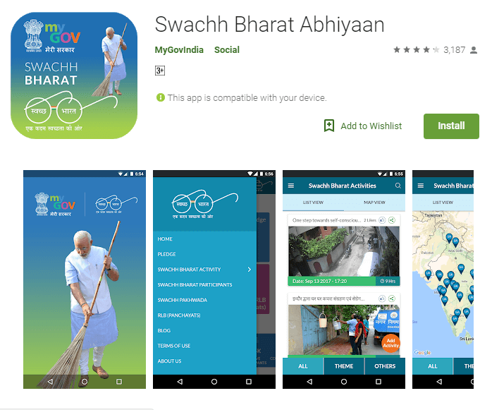 Swachh Bharat Abhiyan Application