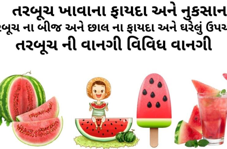 તરબૂચ ના ફાયદા - તરબૂચ ખાવાના ફાયદા અને નુકસાન - તરબૂચ ના બીજ અને છાલ ના ફાયદા - તરબૂચ ની વાનગી - Watermelon benefits in Gujarati - Tarbuch na fayda