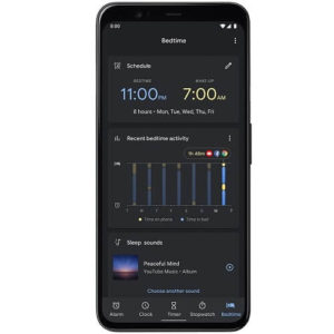 Google Bedtime tools bedtime habits