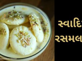 Rasmalai Recipe in Gujarati - રસમલાઈ રેસીપી - રસમલાઈ બનાવવાની રીત