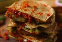 vada pav quesadilla recipe in Gujarati - વડપાવ ક્વેસાડીલા
