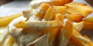 crispy French fries with Cheese Sauce - French fries recipe in Gujarati - Crispy French fries recipe - ફ્રેન્ચ ફ્રાઈઝ રેસીપી