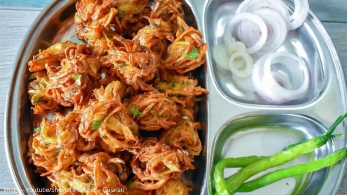 Dungri na bhajiya - dungri na bhajiya ni recipe - dungri na bhajiya recipe in Gujarati - dungri na bhajiya banavani rit - ડુંગળીના ભજીયા ની રેસીપી