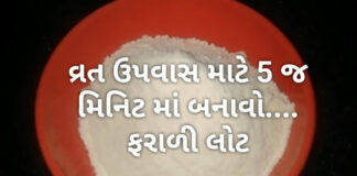 Faradi lot Recipe - farali lot recipe - farali lot banavani rit