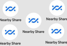 Googles android nearby share