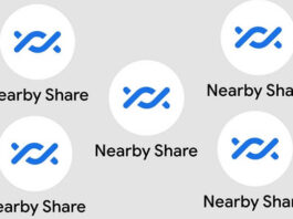 Googles android nearby share