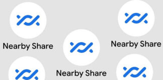 Googles android nearby share