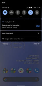 Googles android nearby share Step 4