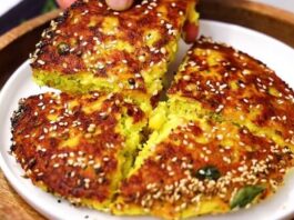 Gujarati Handvo - Gujarati handvo recipe in Gujarati - handvo banavani rit Gujarati ma - ગુજરાતી હાંડવો બનાવવાની રીત - હાંડવો બનાવવાની રીત