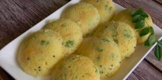 Healthy Breakfast Moong dal Idli - moong dal ni idli recipe in Gujarati - idli recipe in Gujarati - healthy idli recipe in Gujarati - મગદાળ ની ઇડલી