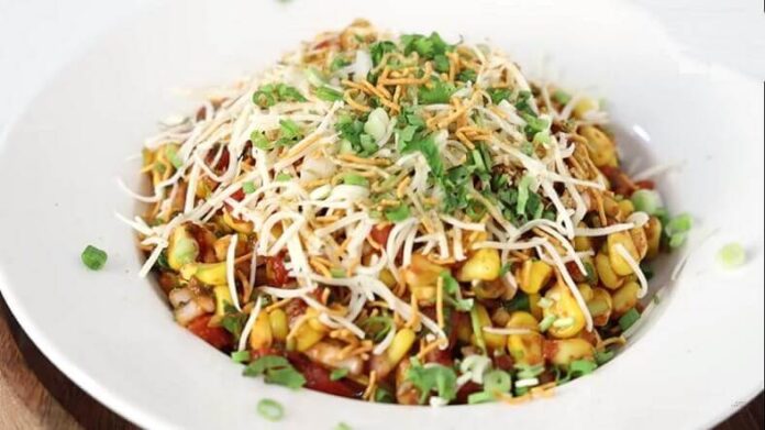 મસાલા કોર્ન ચાટ - corn chaat recipe in Gujarati - masala corn chaat recipe in Gujarati