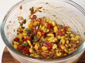 Masala Corn Chaat Recipe