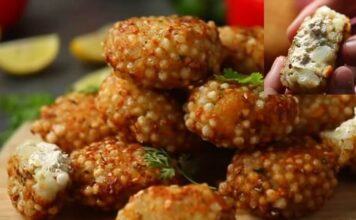 ફરાડી Stuffed સાબુદાણા વડા બોમ્બ – Sabudana Vada Bombs Sabudana Vada Bombs Recipe