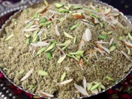 જન્માષ્ટમી સ્પેશ્યલ પંજરી - Panjari Prasad - panjiri recipe in Gujarati - પંજરી બનાવવાની રીત