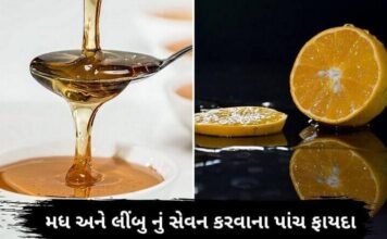 મધ અને લીંબુ નું સેવન કરવાના પાંચ ફાયદા મધ અને લીંબુ નું સેવન કરવાના પાંચ ફાયદા - લીંબુ અને મધ નું સેવન કરવાના પાંચ ફાયદા - મધ અને લીંબુ - Benefits of Honey and Lemon