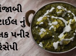 Palak Paneer Recipe in Gujarati - Palak Paneer Recipe - Panjabi style Palak Paneer Recipe - પાલક પનીર રેસીપી