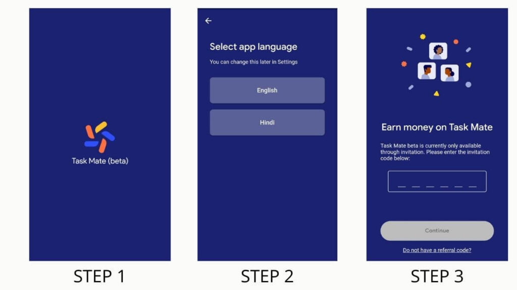 Google Task Mate Registration Details