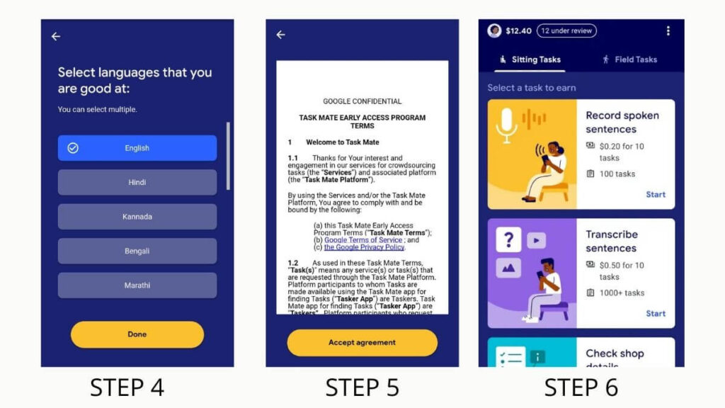 Google Task Mate Registration details- 2