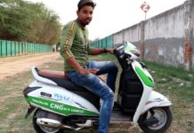 how to fit cng kit in Activa