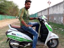 how to fit cng kit in Activa