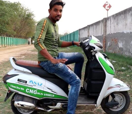 how to fit cng kit in Activa