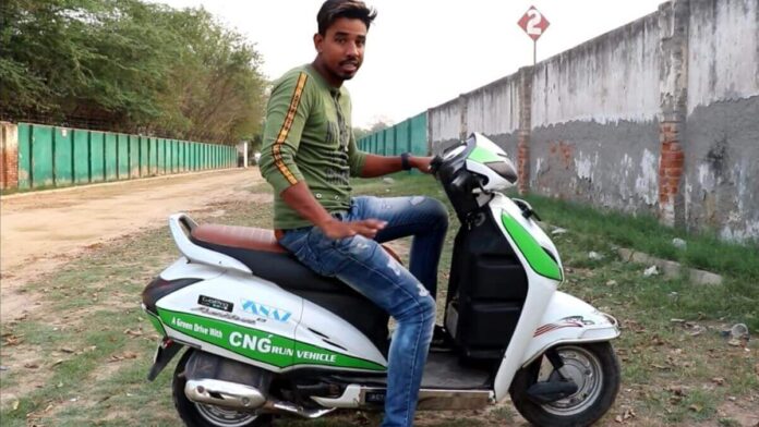 how to fit cng kit in Activa