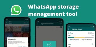 how to use WhatsApp storage management tool