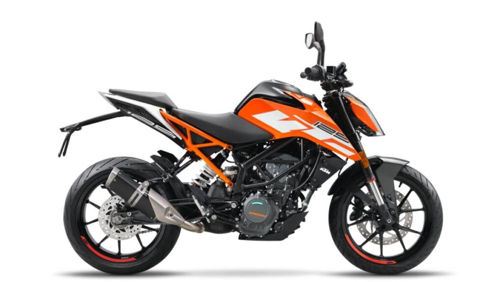 2021 KTM Duke 125 Orange