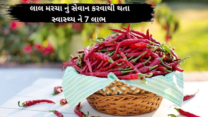 lal marcha na fayda in Gujarati - red chili health benefits in Gujarati - લાલ મરચા ના ફાયદા