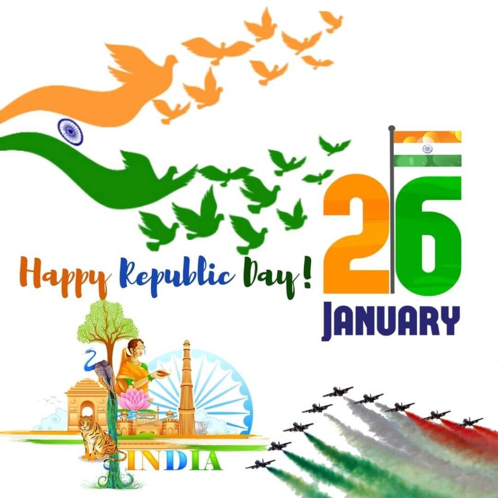 Happy Republic Day 2022 Wishes in Gujarati - ૨૬ જાન્યુઆરી ની શુભેછાઓ