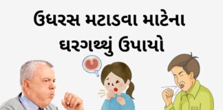 ઉધરસ નો ઉપાય - cough treatment cough home remedy in Gujarati - ઉધરસ મટાડવા માટેના ઘરગથ્થું ઉપાયો - udhras upchar in Gujarati - ઉધરસ નો ઉપાય