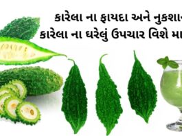 કારેલા ના ફાયદા - Karela na fayda - karela benefits in Gujarati