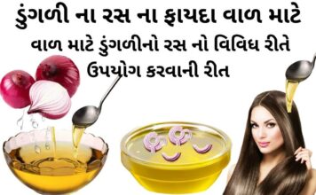 ડુંગળી ના રસ ના ફાયદા વાળ માટે - વાળ માટે ડુંગળીનો રસ - benefits of onion juice for hair in Gujarati - ડુંગળી ના રસનો ઉપયોગ