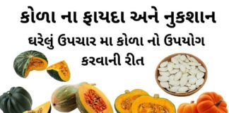 કોળા ના ફાયદા - કોળા ના નુકશાન - કોળું ખાવાના ફાયદા - કોળું ના ફાયદા - pumpkin benefits in Gujarati