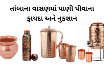 tamba na vasan ma pani pivana fayda - તાંબાના વાસણમાં પાણી પીવાના ફાયદા અને નુકશાન - તાંબા નું પાણી ઉપયોગ કરવાની રીત