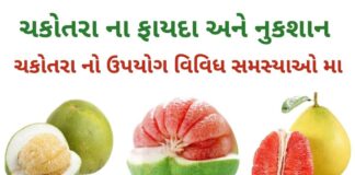ચકોતરું ના ફાયદા અને નુકશાન - chakotra na fayda - pomelo benefits in Gujarati