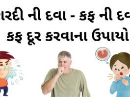 શરદી ની દવા - કફ ની દવા - કફ દૂર કરવાના ઉપાયો - sardi ni ayurvedic dawa - sardi ni dava
