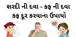 શરદી ની દવા - કફ ની દવા - કફ દૂર કરવાના ઉપાયો - sardi ni ayurvedic dawa - sardi ni dava