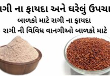 રાગી ના ફાયદા – રાગી ના ઘરેલું ઉપચાર - રાગી નો ઉપયોગ બાળકો માટે - રાગી ની વાનગી - ragi na fayda - ragi na benefits in Gujarati