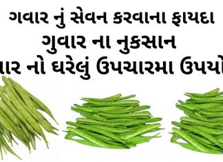 ગવાર ના ફાયદા | ગુવાર ના નુકશાન | Guvar na fayda | Cluster beans benefits ગવાર ના ફાયદા - ગુવાર ના નુકશાન - Guvar na fayda - cluster beans benefits in Gujarati