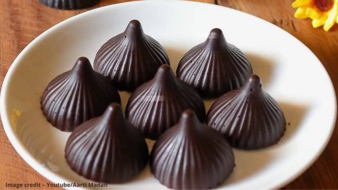 ચોકલેટ મોદક બનાવવાની રીત - chocolate modak recipe in gujarati