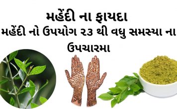 મહેંદી ના ફાયદા - મહેંદી નો ઉપયોગ - mehndi na fayda - mehndi no upyog
