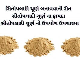 સીતોપલાદી ચૂર્ણ ના ફાયદા - સીતોપલાદી ચૂર્ણ નો ઉપયોગ - Sitopaladi Churna na fayda - Sitopaladi Churna no upyog