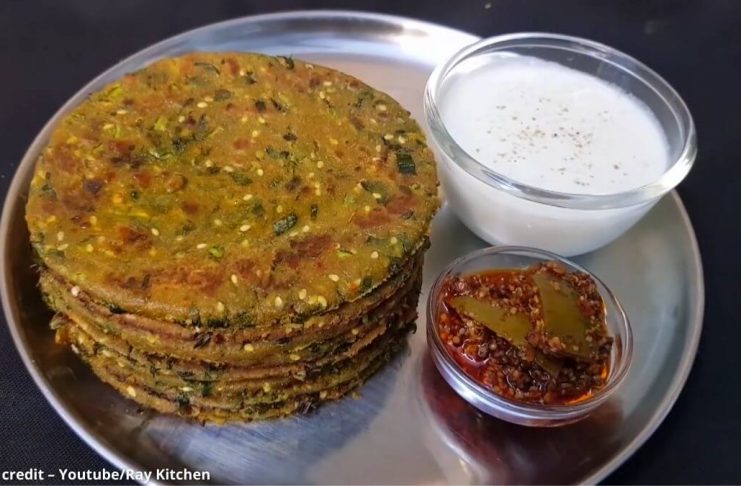 બાજરી ના લોટ ના થેપલા બનાવવાની રીત - Bajra methi thepla banavani rit - બાજરી ના લોટ ના ઢેબરા બનાવવાની રીત - bajri ni lot na dhebra banavani rit - Bajri na thepla Recipe in Gujarati