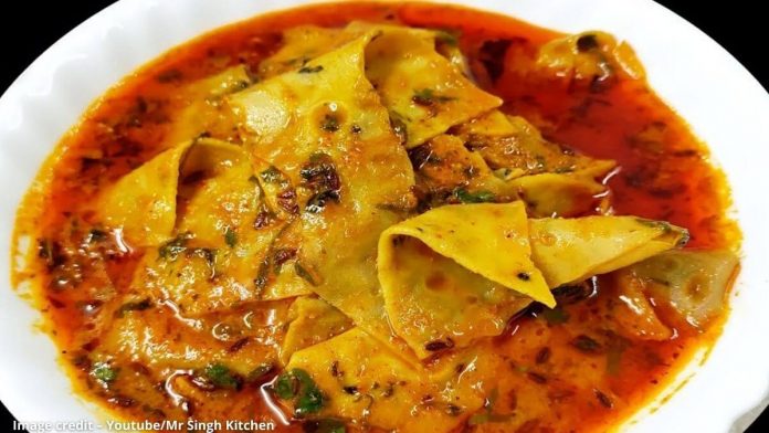 papad nu shaak banavani rit પાપડ નું શાક બનાવવાની રીત - અડદના પાપડ નું શાક બનાવવાની રીત - papad nu shaak gujarati recipe - papad nu shaak banavani rit