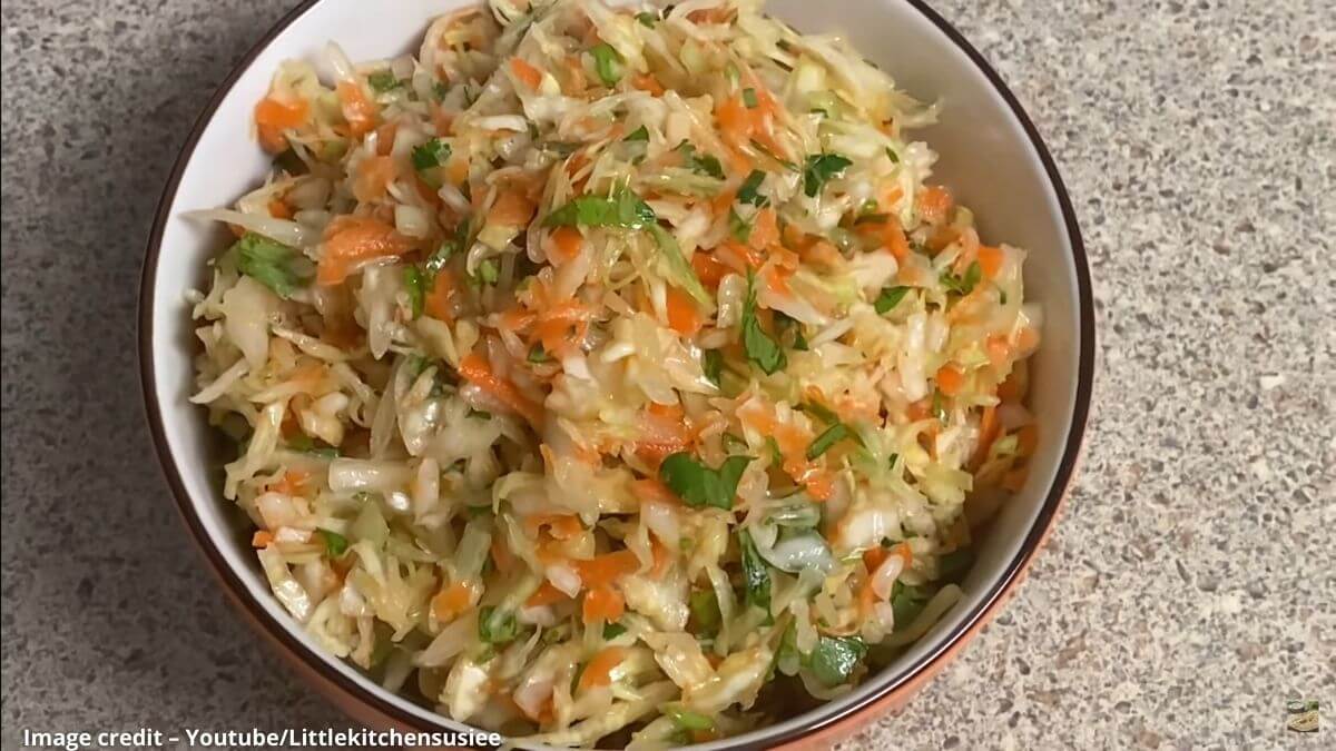 પાન કોબી સલાડ બનાવવાની રીત - pan kobi salad recipe in gujarati - pan kobi salad banavani rit video