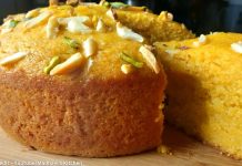 મેંગો સુજી કેક બનાવવાની રીત | mango suji cake recipe in gujarati - mango suiji cake banavani rit