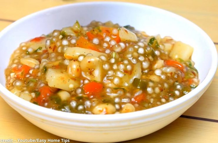 ગ્રેવી વાળા સાબુદાણા બનાવવાની રીત - greavy vara sabudana banavani rit -greavy sabudana recipe in gujarati